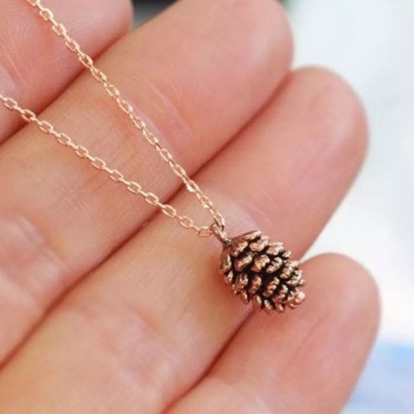 PINECONE PENDANT NECKLACE NEW - Picture 3 of 3